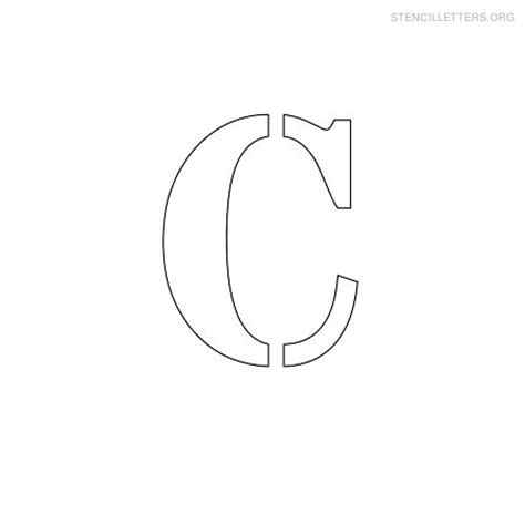 Stencil Letters C Printable Free C Stencils | Stencil Letters Org