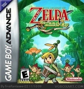 The Legend of Zelda: The Minish Cap Game Boy Advance Box Art Cover by ...