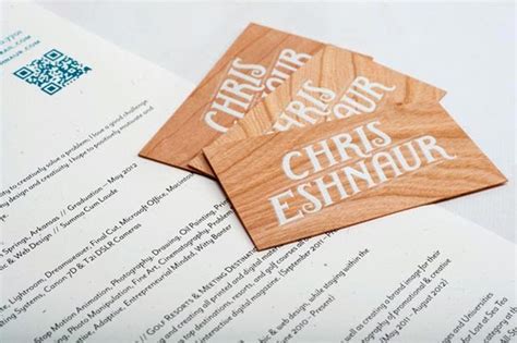 25 Astonishing Wood Business Cards from Most Talented Designers - Jayce ...