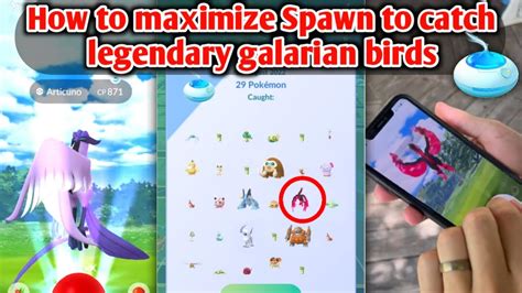 How to catch Galarian legendary birds in pokemon go | How to increase spawn to catch Galarian ...