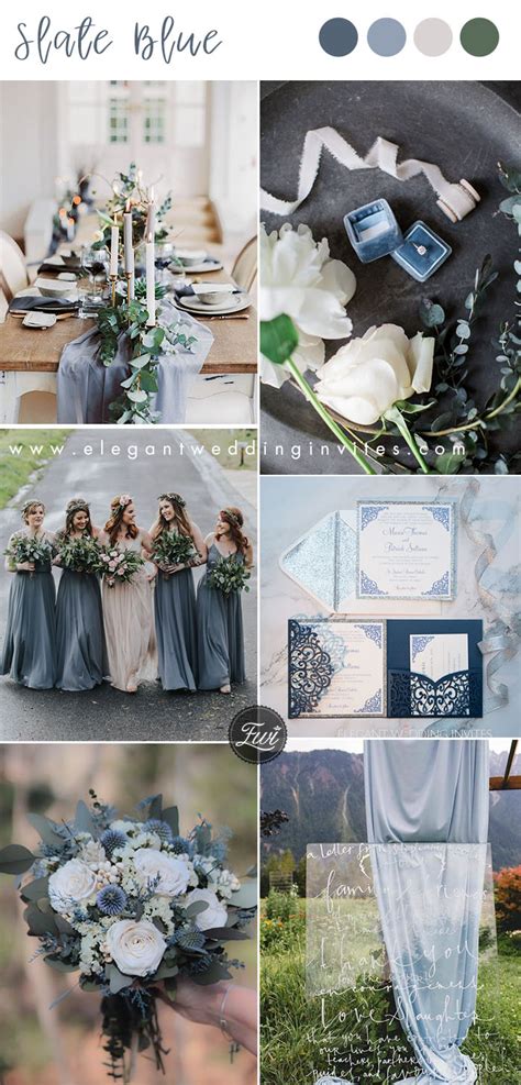 The Best 10 Blue Wedding Color Ideas To Inspire in 2023-Part 2 - Elegantweddinginvites.com Blog ...