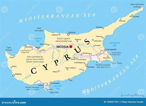 Cyprus map eps