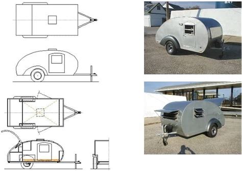 Teardrop camper plans – 11 free diy trailer designs pdf downloads – Artofit