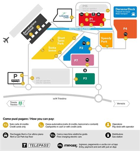 Venice Airport Terminal Map