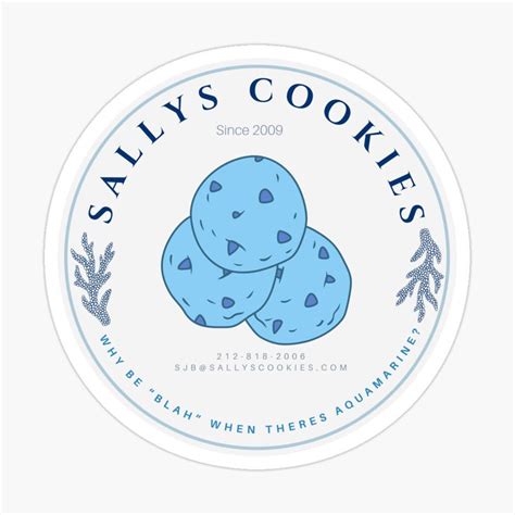 "Sallys Cookies" Sticker for Sale by KaraDunbar in 2024 | Percy jackson drawings, Sticker design ...