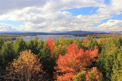 Lake Winnipesaukee Fall Foliage Photograph by John Burk | Fine Art America