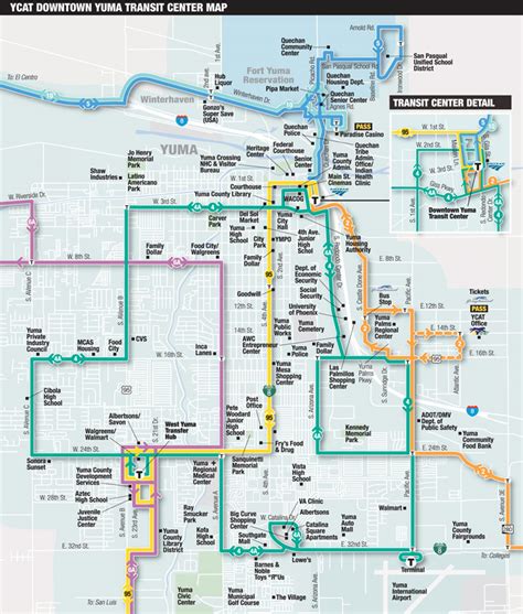 System Map - YCAT - Yuma County Intergovernmental Public Transportation ...