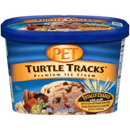 PET Turtle Tracks Premium Ice Cream, 1.5 qt - Walmart.com