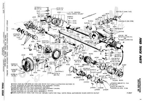 Ford F350 Front Axle Schematic