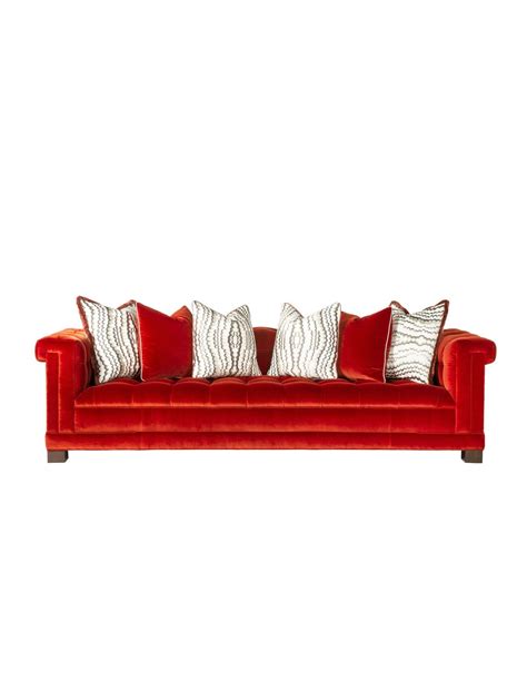 Modern Chesterfield-inspired sofa