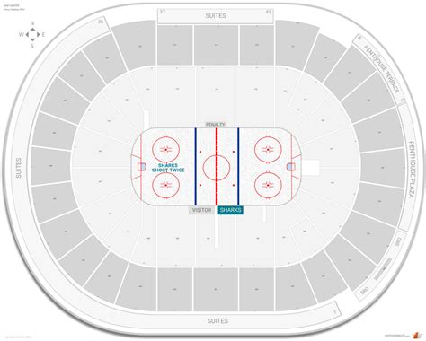 Sharks Stadium Seating Chart | Printable Templates Free