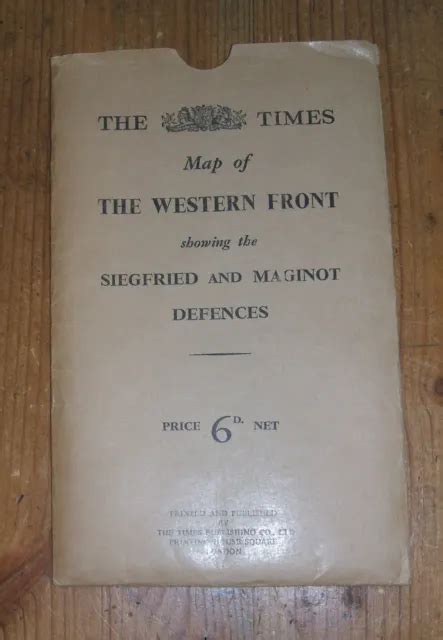 SECOND WORLD WAR WW2 1939 map Western Front Siegfried Maginot phoney ...