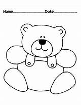 Teddy Bear Coloring Pages For Kids  Pack 2 By Thitikorn Maimun TPT sketch template
