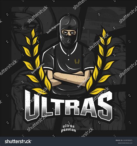 Football Hooligan Soccer Supporter Ultras Hand Stock Vector (Royalty ...