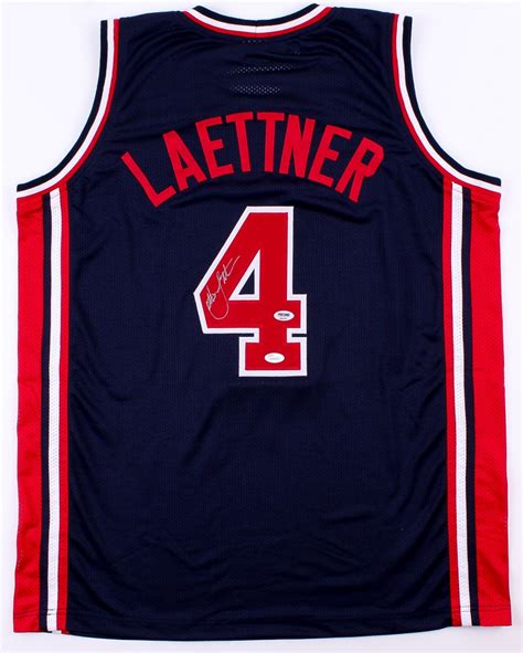 Christian Laettner Signed Team USA "Dream Team" Jersey (JSA COA & PSA COA) | Pristine Auction