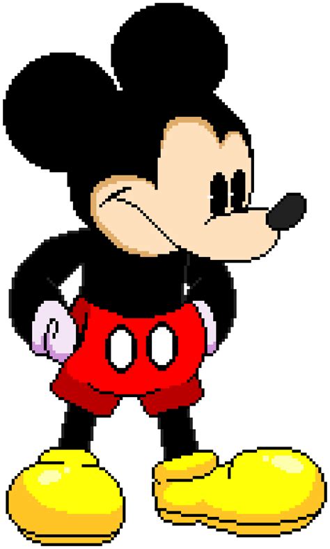 Edición Mickey Mouse fnf - Herramienta gratuita de dibujo en línea de pixel art - Pixilart