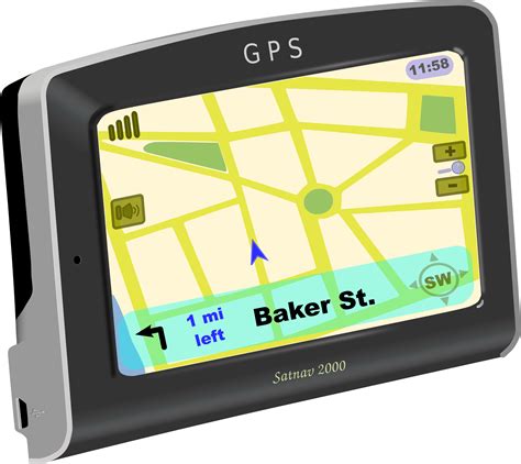 Clipart - GPS on