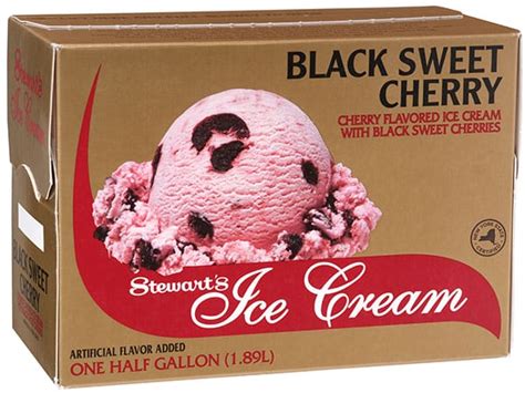 Flavorful Black Sweet Cherry Ice Cream Flavor | Stewart's Shops