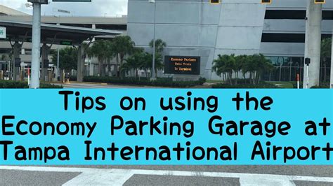 Tampa Airport Economy Parking Tips - Rambling with Phil - YouTube