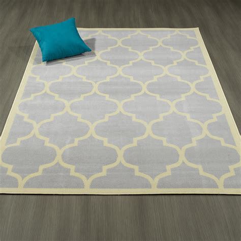 Berrnour Home Homesense Collection Contemporary Moroccan Trellis Design Area Rug - Walmart.com