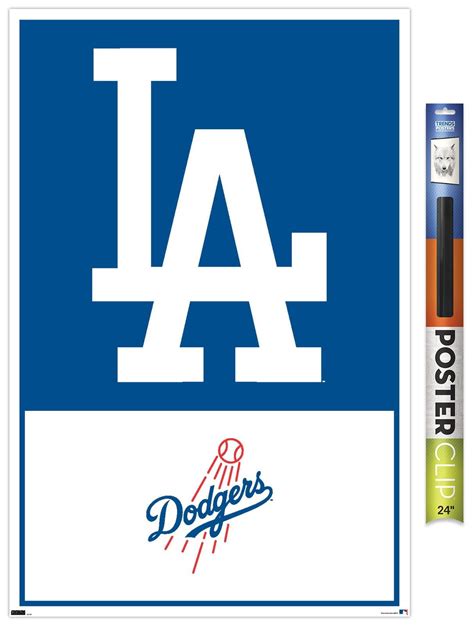 MLB Los Angeles Dodgers - Logo 22 Wall Poster, 22.375" x 34" - Walmart.com