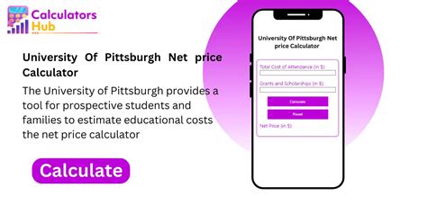 University Of Pittsburgh Net price Calculator Online