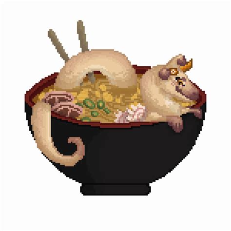 Pixilart - Ramen Bowl by IllusiveWyvern