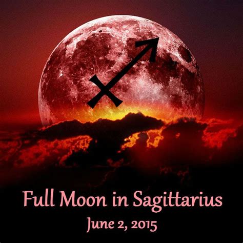 The Moon in Sagittarius | Full moon in sagittarius, Red moon, Sagittarius