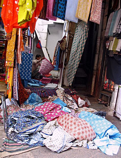 Stock Pictures: Cloth and Textile Market in Ahmedabad old city