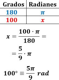 Calculadora online pasar de grados a radianes y viceversa