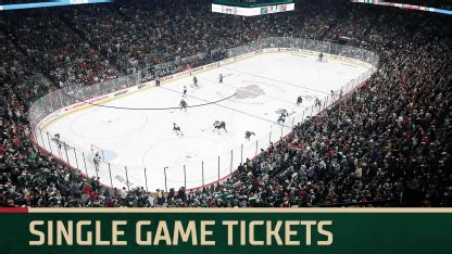 Tickets | Minnesota Wild