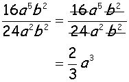 Dividing Monomials in Basic Algebra