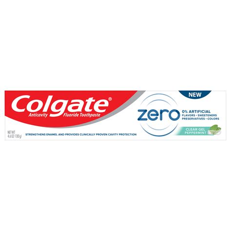 Colgate Zero Vegan Fluoride Toothpaste, Natural Flavor, Peppermint Gel - Ingredients ...