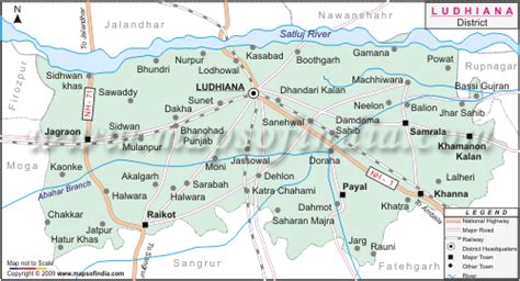 Ludhiana Map - India