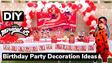 Ladybug Birthday Party Decorations | Shelly Lighting