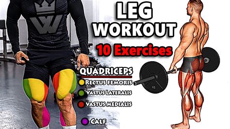 The Best Leg Exercises | Workout Build Muscle - YouTube