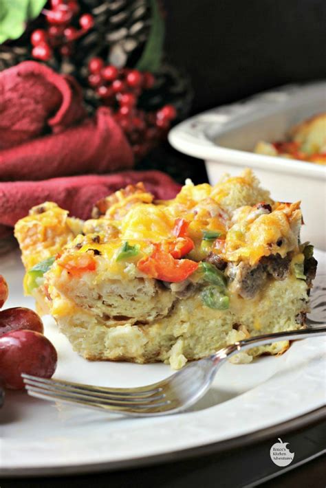 Make Ahead Christmas Morning Breakfast Casserole | Renee's Kitchen Adventures