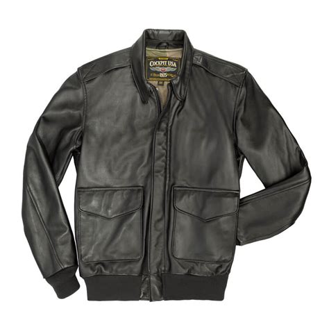 Cockpit USA Lightweight A-2 Pilot Flight Jacket (black) - MyPilotStore.com