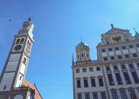 The Perlach Tower and the Augsburg Town Hall Stock Photo - Image of outdoor, view: 259908092