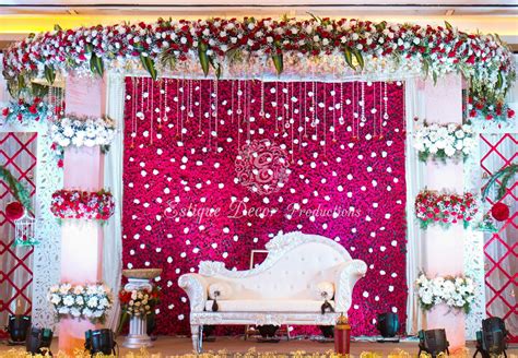 Pin by Ashwini on decorations | Engagement stage decoration, Stage ...