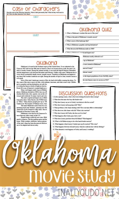 Oklahoma! Musical Study – In All You Do