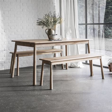 Claremont Nordic Style Light Oak Rectangular Dining Table ...