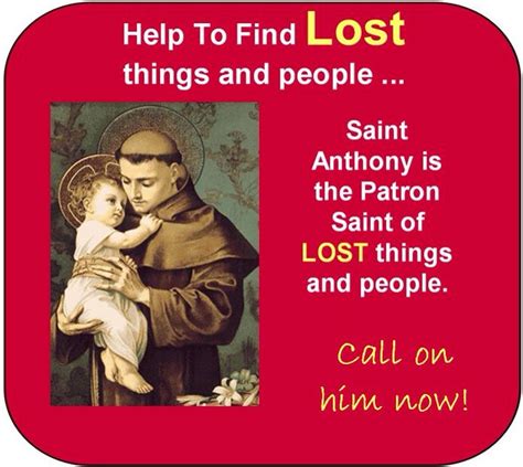 For lost items | St anthony prayer, Saint anthony, Prayers