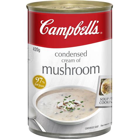 Campbell's Condensed Soup Cream Of Mushroom 420g | Woolworths