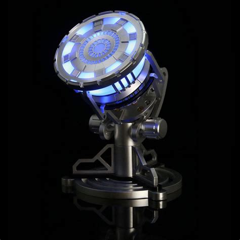 1:1 Iron Man LED Palladium Arc Reactor Movie Prop Replica