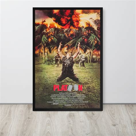 Platoon 1986 Vintage Movie Poster - Etsy