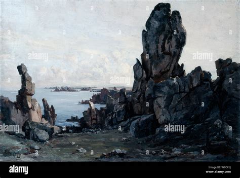 'Island of Ushant', 1885. Artist: Emmanuel Lansyer Stock Photo - Alamy