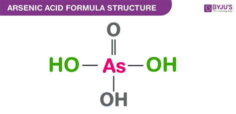 Arsenic acid Formula - Chemical Formula, Structure, Properties And Uses