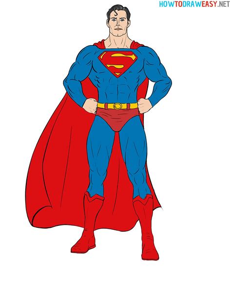 How to Draw Superman | Superman drawing, Superman, Superman painting