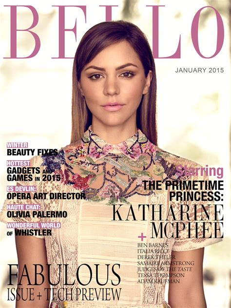 Pictures: Katharine McPhee covers Bello Magazine (Jan. 2015)